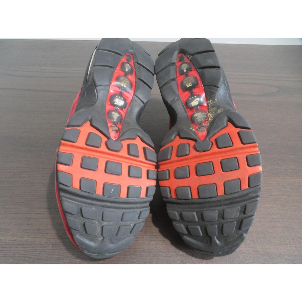 Nike Air Max 95 Shoes Mens Size 8.5 Red Black AT2865-600 Sneakers Running - Picture 7 of 10